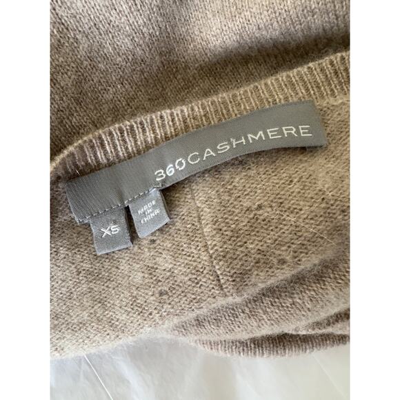 360 CASHMERE 100% Cashmere Colorblock Sweater Dress Style 18184 XS - Picture 3 of 9